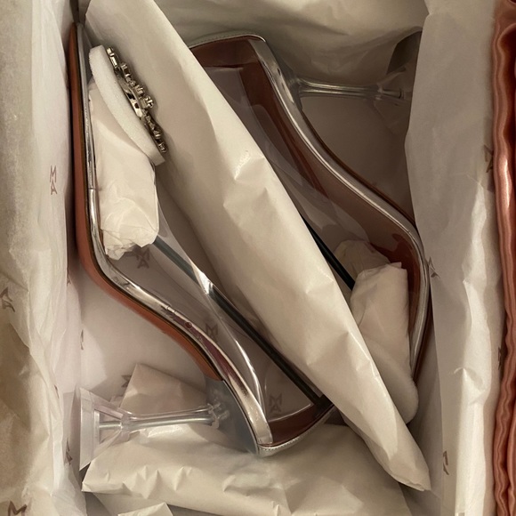 NIB AMINA MUADDI Begum Plexi Jewel Pumps 36-42 - Picture 5 of 6